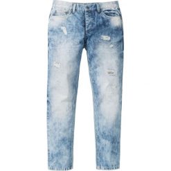Dżinsy Regular Fit Tapered bonprix niebieski "moon used". Jeansy męskie bonprix. Za 59.99 zł.