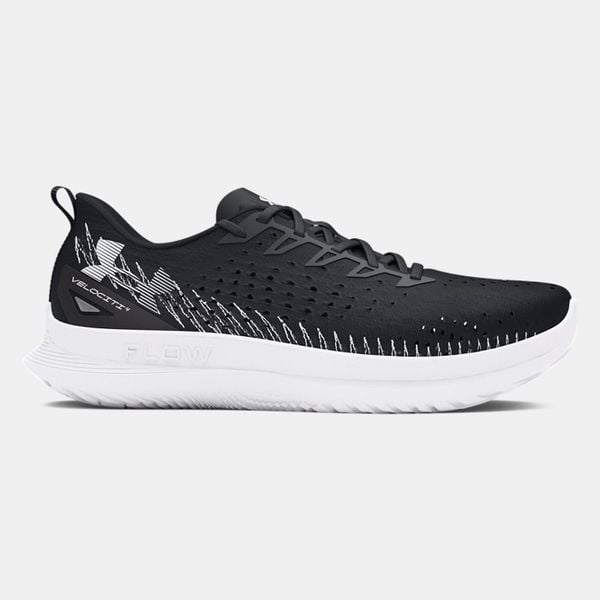 Buty do biegania męskie Under Armour Velociti 4. Czarne buty do biegania męskie Under Armour, bez wzorów, bez zapięcia, do biegania. Za 349.99 zł.