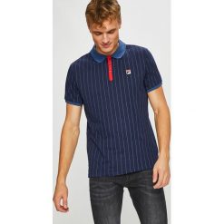 Fila - Polo. Szare koszulki polo męskie Fila, z dzianiny, polo, z krótkim rękawem. W wyprzedaży za 199.90 zł.