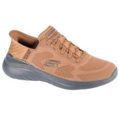 Buty sportowe Sneakersy męskie, Slip-Ins: Bounder 2.0 - Emerged. Brązowe buty sportowe na co dzień męskie Skechers, m, bez wzorów, sportowe, bez ramiączek, bez kaptura, trekkingowe. Za 369.99 zł.