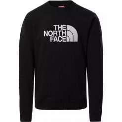 Bluza męska The North Face Drew Peak Crew. Czarne bluzy nierozpinane męskie The North Face, m, bez wzorów, sportowe, bez ramiączek, bez kaptura. W wyprzedaży za 321.55 zł.