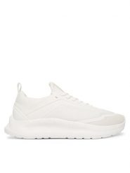 Calvin Klein Sneakersy Light Eva Run Lace Sock Mm HM0HM02164 Biały. Białe buty do biegania męskie Calvin Klein, bez wzorów, z materiału, bez zapięcia. Za 449.99 zł.