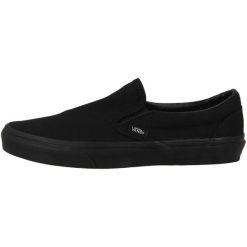 Buty VANS UA CLASSIC SLIP-ON Czarny. Czarne buty trekkingowe męskie Vans, bez wzorów, z tkaniny, bez zapięcia, trekkingowe. Za 343.99 zł.