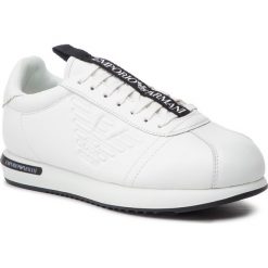 Sneakersy EMPORIO ARMANI - X4X260 XL709 K222 White/White/White. Buty sportowe na co dzień męskie marki Emporio Armani. Za 839.00 zł.