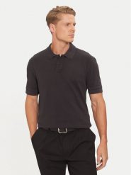 Boss Polo Prime 50507813 Czarny Regular Fit. Czarne koszulki polo męskie Boss, m, bez wzorów, z bawełny, bez kołnierzyka, bez ramiączek. Za 319.99 zł.