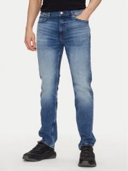 HUGO Jeansy 50537698 Niebieski Slim Fit. Niebieskie jeansy męskie Hugo, bez wzorów, z bawełny. Za 269.99 zł.