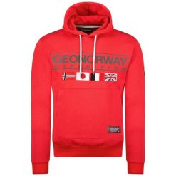 Bluza Geographical Norway GREAT RED DB MEN 317 czerwony męska (WY8613H/GN-Red). Czerwone bluzy nierozpinane męskie Geographical Norway, m, bez wzorów, sportowe, bez ramiączek, bez kaptura. Za 139.00 zł.