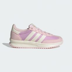 Buty Run 70s 2.0. Białe buty do biegania męskie ADIDAS, bez wzorów, z materiału, bez zapięcia, do biegania. Za 239.00 zł.