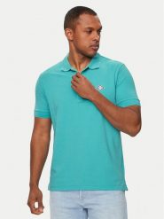 Replay Polo M3070A.000.22696M Niebieski Regular Fit. Niebieskie koszulki polo męskie Replay, m, bez wzorów, z bawełny, bez kołnierzyka, bez ramiączek. Za 179.99 zł.