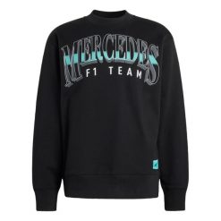 Bluza Męska Mercedes - AMG Petronas Formula One Team Las Vegas. Białe bluzy nierozpinane męskie ADIDAS, m, bez wzorów, sportowe, bez ramiączek, bez kaptura. Za 399.00 zł.