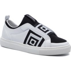 Sneakersy VERSACE COLLECTION - V900742 VM0463 V874 Bianco/Nero. Białe buty sportowe na co dzień męskie Versace Collection, m, bez wzorów, z materiału, bez ramiączek, bez kaptura. W wyprzedaży za 1,019.00 zł.