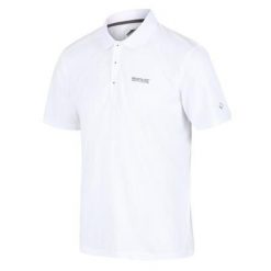 Męska koszulka polo Maverik V Quick Drying. Białe koszulki polo męskie Regatta, l, bez wzorów, z poliesteru, bez kołnierzyka, bez ramiączek. Za 149.00 zł.