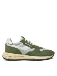 Autry Sneakersy WWLM HN04 Zielony. Zielone buty sportowe na co dzień męskie AUTRY, m, bez wzorów, ze skóry, bez ramiączek, bez kaptura. Za 619.99 zł.