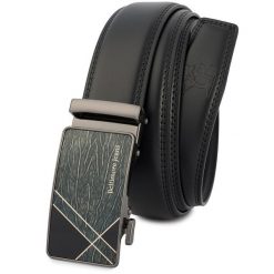 Pasek skórzany BELTIMORE r.95-110 cm A46 czarny. Czarne paski męskie bez wzorów. Za 71.49 zł.