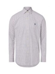 Polo Ralph Lauren Męska koszula biznesowa Mężczyźni Modern Fit Bawełna brązowy w kratkę, L. Brązowe koszule męskie Polo Ralph Lauren, l, bez wzorów, z bawełny, bez kołnierzyka, bez ramiączek. Za 689.95 zł.