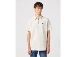 WRANGLER MĘSKA KOSZULKA WRANGLER RUGBY POLO SHIRT VINTAGE WHITE 112350413. Białe koszulki polo męskie Wrangler, m, bez wzorów, vintage, bez kołnierzyka, bez ramiączek. Za 89.99 zł.