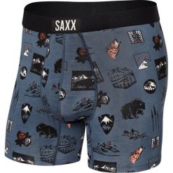 SAXX Bokserki męskie SAXX VIBE BOXER BRIEF WILD SPIRIT- TWILIGHT S. Bokserki męskie Saxx, m, bez wzorów. Za 103.99 zł.