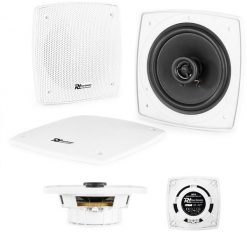 Zestaw głośników sufitowych 5.25'' 100W IPX5 PD MS70 one size. Zestawy głośników Power Dynamics. Za 99.95 zł.
