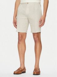 JOOP! Szorty materiałowe 17 JT-64Dinghy 30045910 Beżowy Loose Fit. Brązowe szorty męskie JOOP!, bez wzorów, ze lnu. Za 379.99 zł.