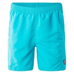 Męskie Spodenki Kąpielowe Aogash. Niebieskie szorty męskie AQUAWAVE, bez wzorów, sportowe. Za 64.99 zł.