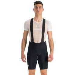 Spodenki rowerowe męskie Sportful Classic Bibshort. Czarne szorty sportowe męskie SPORTFUL, bez wzorów, sportowe. W wyprzedaży za 370.05 zł.