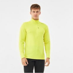 Bluza męska z technicznej dzianiny Admont. Żółte bluzy nierozpinane męskie Viking, m, bez wzorów, z dzianiny, bez ramiączek, bez kaptura. Za 151.24 zł.