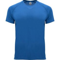 Męska Koszulka Sportowa Z Krótkim Rękawem Bahrain. Niebieskie t-shirty sportowe męskie ROLY, m, bez wzorów, sportowe, bez ramiączek. Za 25.99 zł.