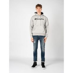 Bluza trekking męska Hoodie. Szare bluzy nierozpinane męskie CHAMPION, m, bez wzorów, z bawełny, bez ramiączek, bez kaptura. Za 208.00 zł.