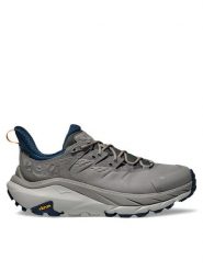 Hoka Trekkingi Kaha 2 Low GTX GORE-TEX 1123190 Szary. Szare buty trekkingowe męskie HOKA, bez wzorów, z gore-texu, sportowe, bez obcasa, bez zapięcia. Za 749.99 zł.