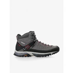 Buty turystyczne męskie Meindl Top Trail Mid GTX. Szare buty trekkingowe męskie Meindl, bez wzorów, bez zapięcia, trekkingowe. Za 933.99 zł.