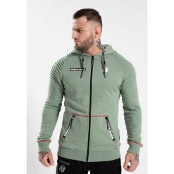Georgia Bluza z kapturem zapinana na suwak - Zielony. Zielone bluzy z kapturem męskie GORILLA WEAR, m, bez wzorów, z kapturem. Za 369.00 zł.