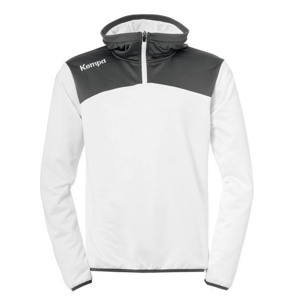 Bluza emotion 2.0 Kempa Quarter Zip. Białe bluzy rozpinane męskie Kempa, s, bez wzorów, sportowe, bez ramiączek, bez kaptura. W wyprzedaży za 127.55 zł.