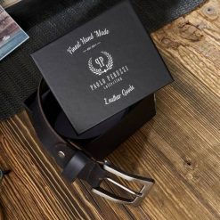 Pasek skórzany 100 CM PAOLO PERUZZI 05Z01100 czarny. Czarne paski męskie Paolo Peruzzi, bez wzorów, z materiału, klasyczne. Za 59.00 zł.