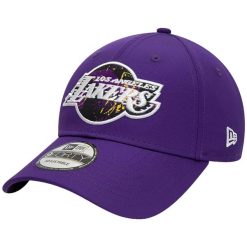 Czapka z daszkiem męska New Era 9FORTY Los Angeles Lakers NBA Print Infill Cap. Fioletowe czapki męskie New Era, bez wzorów, z poliesteru, sportowe. Za 129.99 zł.