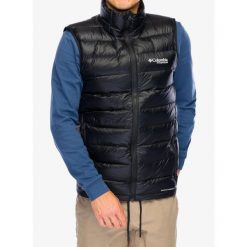 Kamizelka puchowa męska Columbia Arctic Crest Down Vest. Czarne kamizelki męskie Columbia, m, z puchu, bez kaptura. Za 708.74 zł.