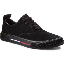 Tenisówki TOMMY JEANS - Oxford City Sneaker EM0EM00149 Black 990. Trampki męskie marki Tommy Jeans. W wyprzedaży za 279.00 zł.