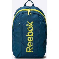 Reebok - Plecak. Szare plecaki męskie Reebok, w paski, z materiału. W wyprzedaży za 49.90 zł.