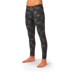 Spodnie termoaktywne męskie Surfanic Bodyfit Limited Edition Long John. Brązowe bielizna termoaktywna męska Surfanic, m, bez wzorów, bez ramiączek, narciarskie. Za 129.99 zł.