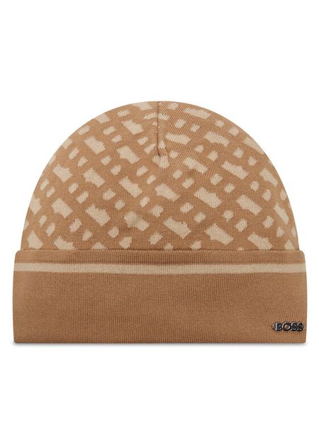 Boss Czapka Lendia 50524295 Brązowy. Brązowe czapki męskie Boss, na zimę, bez wzorów, z materiału. Za 249.99 zł.