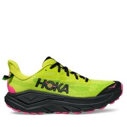 Buty do biegania Hoka. Zielone buty do biegania męskie HOKA, bez wzorów, bez zapięcia, do biegania. Za 659.99 zł.