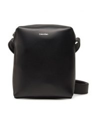 Calvin Klein Saszetka Ck Premium Leather Reporter S K50K512887 Czarny. Czarne saszetki męskie Calvin Klein, bez wzorów, ze skóry. Za 399.99 zł.
