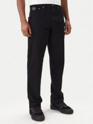 Versace Jeans Couture Jeansy 80GAB5RE CDW00 Czarny Straight Fit. Czarne jeansy męskie Versace Jeans Couture, bez wzorów, z bawełny. Za 939.99 zł.