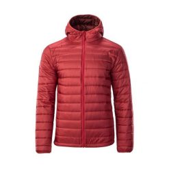 Kurtka Ocieplana Męska Carson. Czerwone kurtki męskie Hi-tec, m, bez wzorów, z puchu, sportowe, bez ramiączek, bez kaptura. Za 263.99 zł.