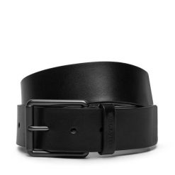 Pasek Męski Tommy Hilfiger. Czarne paski męskie Tommy Hilfiger, bez wzorów. Za 159.99 zł.