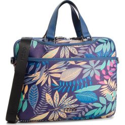 Torba na laptopa NOBO - NBAG-F1590-CM13 Granatowy Z Multi Kwiatami. Niebieskie torby na laptopa męskie Nobo, ze skóry ekologicznej. W wyprzedaży za 149.00 zł.
