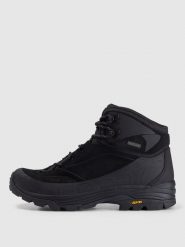 4F Wysokie buty trekkingowe HORIZON z membraną męskie - czarne 43. Czarne buty trekkingowe męskie 4f, bez wzorów, z gumy, przed kolano, bez zapięcia. Za 599.99 zł.