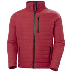 Kurtka Helly Hansen crew insulator 2.0. Czerwone kurtki męskie Helly Hansen, s, bez wzorów, sportowe, bez ramiączek, bez kaptura. W wyprzedaży za 569.85 zł.