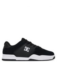 DC Sneakersy CENTRAL ADYS100551-BKW Czarny. Czarne buty sportowe na co dzień męskie DC, m, bez wzorów, ze skóry, bez ramiączek, bez kaptura. Za 249.99 zł.