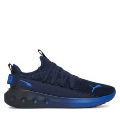 Buty do biegania Puma. Niebieskie buty do biegania męskie Puma, bez wzorów, bez zapięcia, do biegania. Za 259.99 zł.