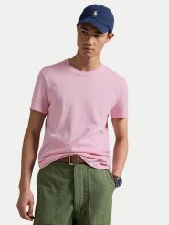 Polo Ralph Lauren T-Shirt 710671438417 Różowy Slim Fit. Czerwone koszulki polo męskie Polo Ralph Lauren, m, bez wzorów, z bawełny, bez kołnierzyka, bez ramiączek. Za 199.99 zł.